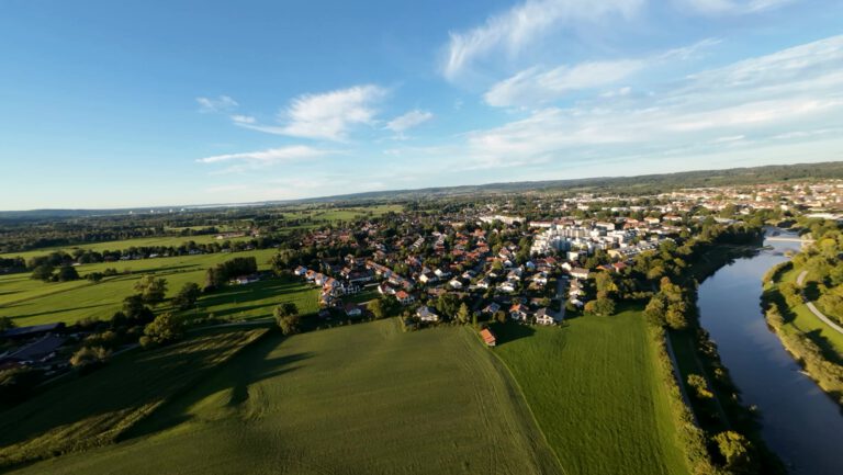 Ammerschleife aus der Luft